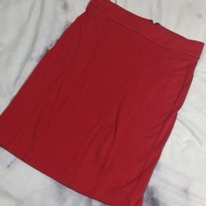 Red skirt